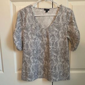 Snake skin top